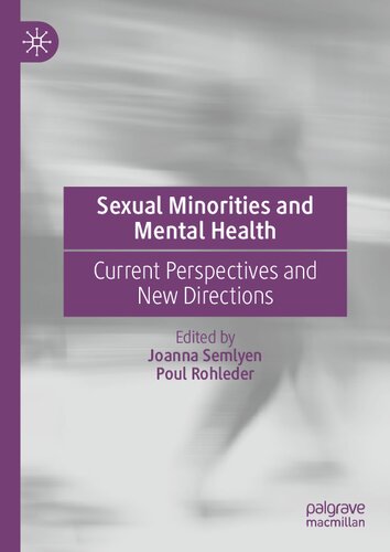 Sexual Minorities and Mental Health: Current Perspectives and New Directions (PDF/EPUB Version)
