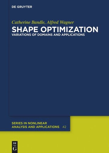 Shape Optimization: Variations of Domains and Applications (PDF/EPUB Version)
