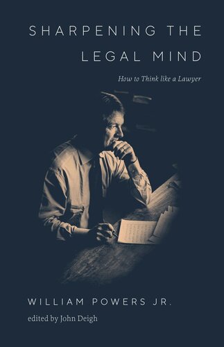 Sharpening the Legal Mind: How to Think Like a Lawyer (PDF/EPUB Version)
