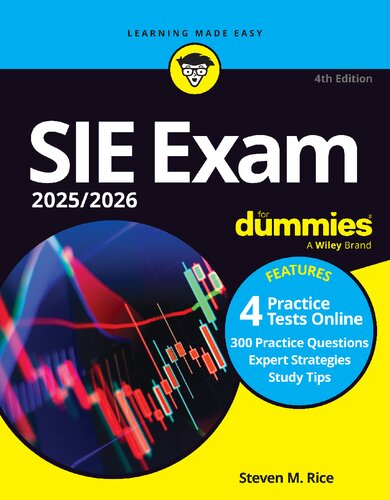 SIE Exam 2025/2026 For Dummies (Securities Industry Essentials Exam Prep + Practice Tests & Flashcards Online) (PDF/EPUB Version)