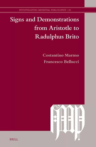 Signs and Demonstrations from Aristotle to Radulphus Brito (PDF/EPUB Version)

