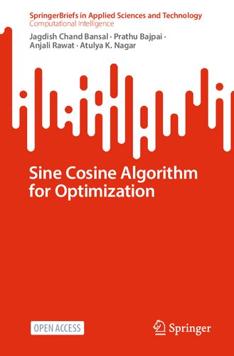 Sine Cosine Algorithm for Optimization (PDF/EPUB Version)
