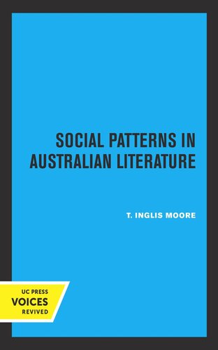 Social Patterns in Australian Literature (PDF/EPUB Version)

