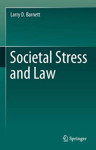 Societal Stress and Law (PDF/EPUB Version)
