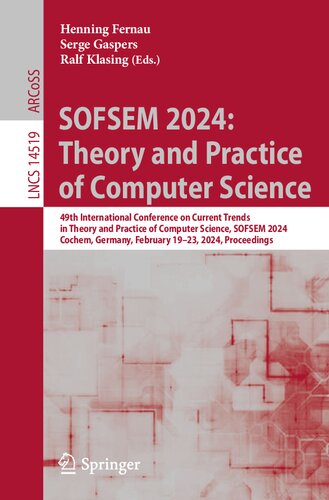 SOFSEM 2024: Theory and Practice of Computer Science (Lecture Notes in Computer Science) (PDF/EPUB Version)