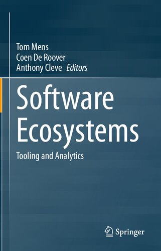 Software Ecosystems: Tooling and Analytics (PDF/EPUB Version)
