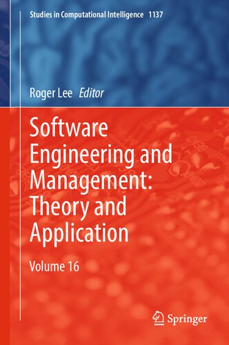 Software Engineering and Management: Theory and Application (PDF/EPUB Version)