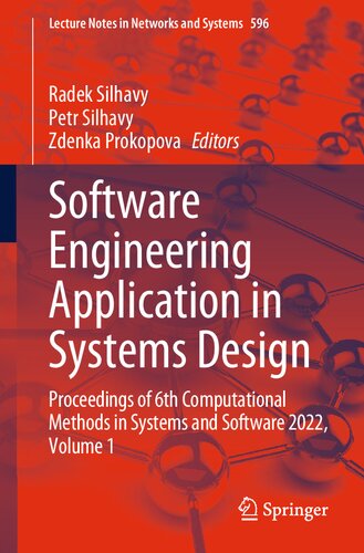 Software Engineering Application in Systems Design: Proceedings of 6th Computational Methods in Systems and Software 2022, Volume 1 (PDF/EPUB Version)

