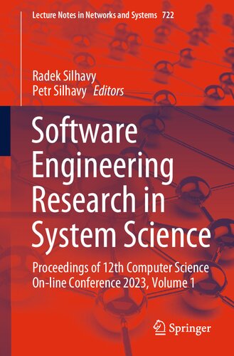 Software Engineering Research in System Science: Proceedings of 12th Computer Science On-line Conference 2023, Volume 1 (PDF/EPUB Version)
