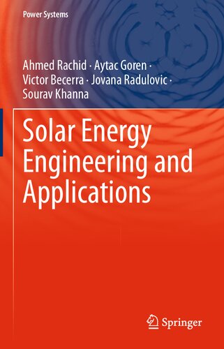 Solar Energy Engineering and Applications (PDF/EPUB Version)

