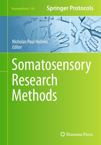 Somatosensory Research Methods (PDF/EPUB Version)
