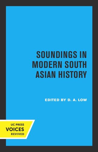 Soundings in Modern South Asian History (PDF/EPUB Version)
