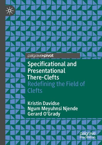 Specificational and Presentational There-Clefts: Redefining the Field of Clefts (PDF/EPUB Version)
