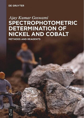 Spectrophotometric Determination of Nickel and Cobalt: Methods and Reagents (PDF/EPUB Version)
