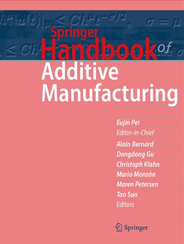 Springer Handbook of Additive Manufacturing (Springer Handbooks) (PDF/EPUB Version)
