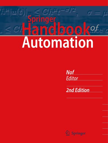 Springer Handbook of Automation (PDF/EPUB Version)
