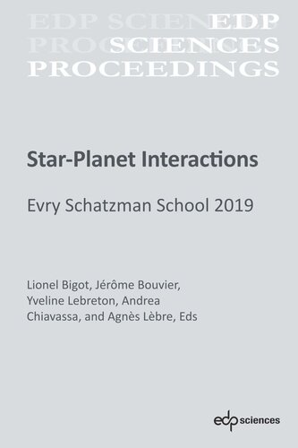 Star-Planet Interactions: Evry Schatzman School 2019 (PDF/EPUB Version)
