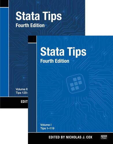 Stata Tips, Fourth Edition, Volumes I and II: Tips 1-119 / Tips 120-152 (PDF/EPUB Version)