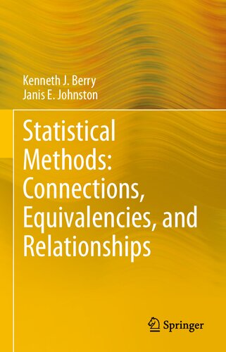 Statistical Methods: Connections, Equivalencies, and Relationships (PDF/EPUB Version)
