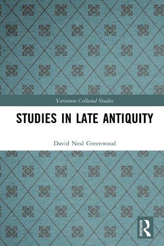 Studies in Late Antiquity (Variorum Collected Studies) (PDF/EPUB Version)