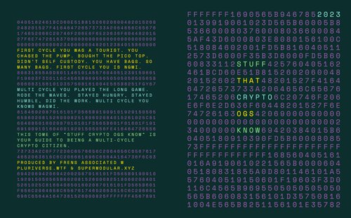 Stuff That Crypto OGs Know (PDF/EPUB Version)

