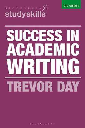 Success in Academic Writing (Bloomsbury Study Skills) (PDF/EPUB Version)
