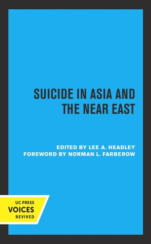 Suicide in Asia and the Near East (PDF/EPUB Version)

