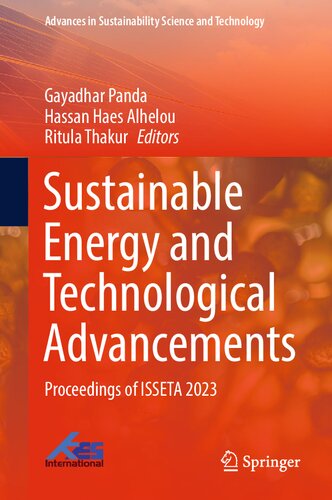 Sustainable Energy and Technological Advancements : Proceedings of ISSETA 2023 (PDF/EPUB Version)
