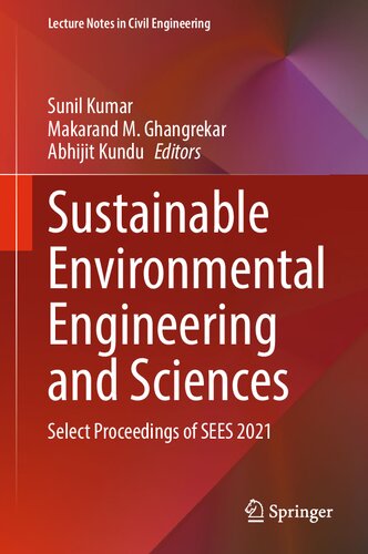 Sustainable Environmental Engineering and Sciences: Select Proceedings of SEES 2021 (PDF/EPUB Version)
