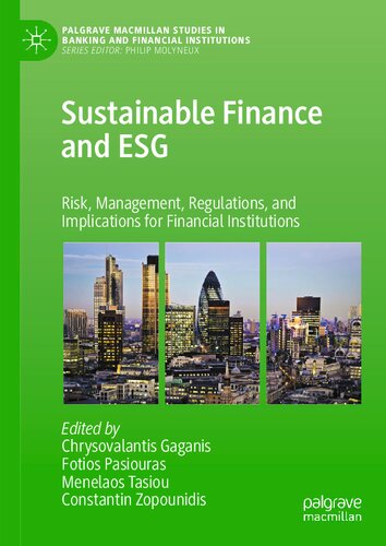 Sustainable Finance and ESG: Risk, Management, Regulations, and Implications for Financial Institutions (PDF/EPUB Version)
