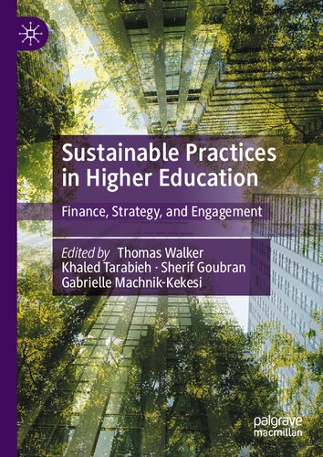 Sustainable Practices in Higher Education: Finance, Strategy, and Engagement (PDF/EPUB Version)
