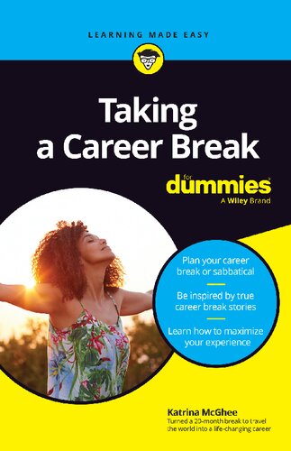 Taking A Career Break For Dummies (PDF/EPUB Version)
