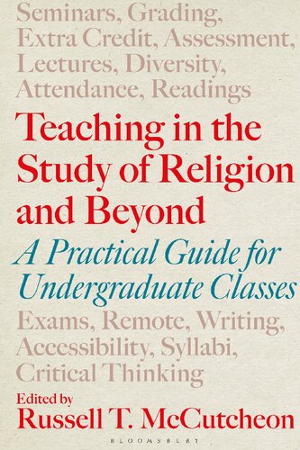 Teaching in the Study of Religion and Beyond: A Practical Guide for Undergraduate Classes (PDF/EPUB Version)