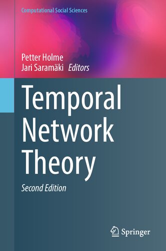 Temporal Network Theory (Computational Social Sciences) (PDF/EPUB Version)
