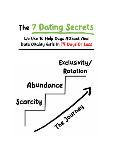 The 7 Dating Secrets We Use To Help Guys Attract And Date Quality Girls In 14 Days Or Less (PDF/EPUB Version)
