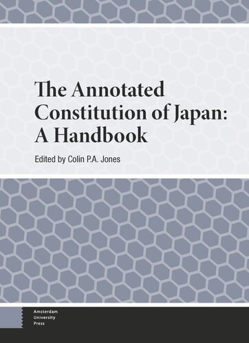 The Annotated Constitution of Japan: A Handbook (PDF/EPUB Version)
