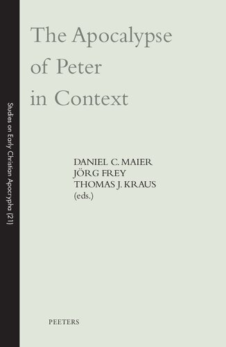 The Apocalypse of Peter in Context (PDF/EPUB Version)