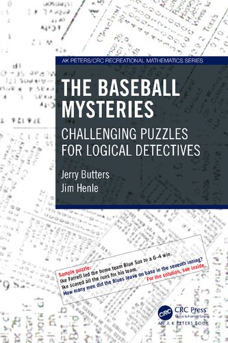 The Baseball Mysteries: Challenging Puzzles for Logical Detectives (PDF/EPUB Version)
