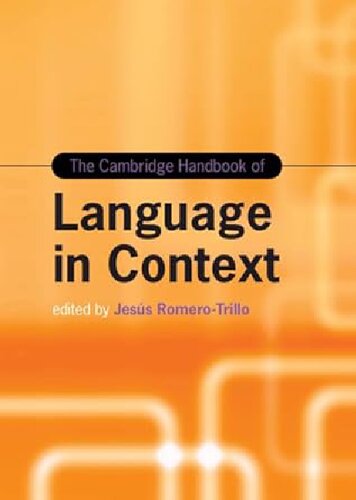 The Cambridge Handbook of Language in Context (PDF/EPUB Version)
