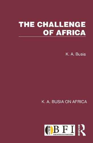 The Challenge of Africa (PDF/EPUB Version)
