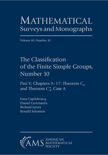 The Classification of the Finite Simple Groups, Number 10 (PDF/EPUB Version)
