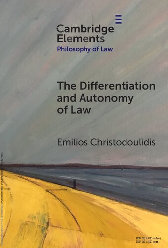 The Differentiation and Autonomy of Law (PDF/EPUB Version)
