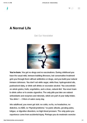 The doctor within by Dr Tim O'Shea (author of Vaccination Is Not Immunization ) (PDF/EPUB Version)
