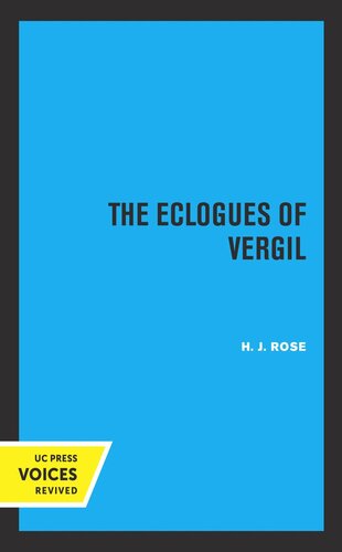 The Eclogues of Vergil (PDF/EPUB Version)
