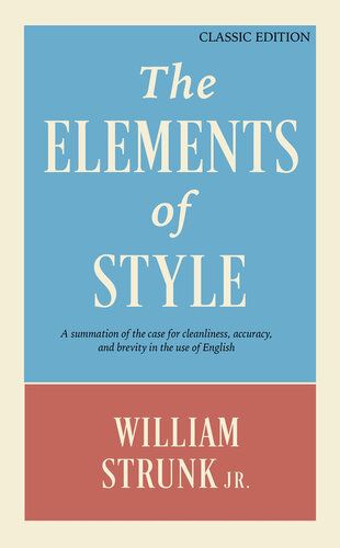 The Elements of Style (PDF/EPUB Version)
