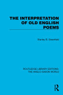 The Interpretation of Old English Poems (PDF/EPUB Version)
