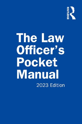 The Law Officer’s Pocket Manual, 2023 Edition (PDF/EPUB Version)
