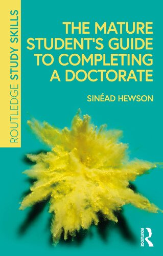 The Mature Student's Guide to Completing a Doctorate (PDF/EPUB Version)
