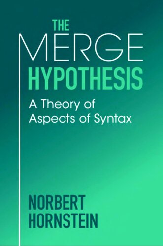 The Merge Hypothesis: A Theory of Aspects of Syntax (PDF/EPUB Version)