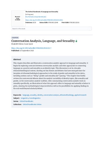 The Oxford Handbook of Language and Sexuality (PDF/EPUB Version)
